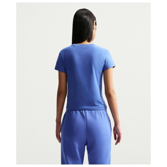 Nike Γυναικεία κοντομάνικη μπλούζα Sportswear Chill Knit Cropped T-Shirt